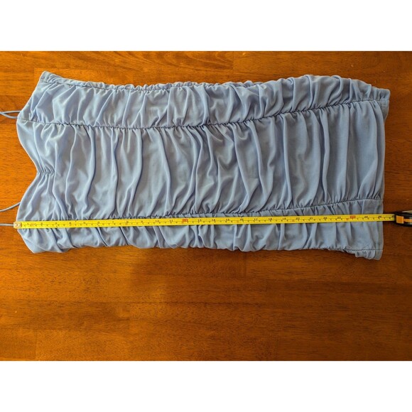 Forever 21 Women's Stretch Mini Dress Blue Size Medium - Picture 5 of 6